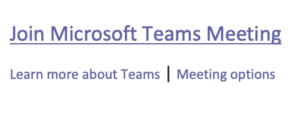 microsoft teams meeting